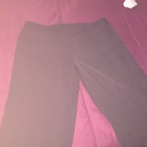 Dress pants brown with beige strips